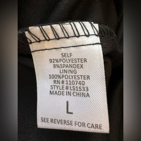 New ~ LONDON ROSE ~ Ruched Midi Skirt Size Large - Picture 5 of 5